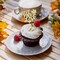 24 Pcs Fall Cupcake Toppers – Glitter Autumn Bridal Shower & Wedding Cake Picks, Engagement, Anniversary & Birthday Party Decorations, Fall Themed Dessert Table Supplies